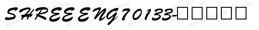 SHREE ENG7 0133字体转换